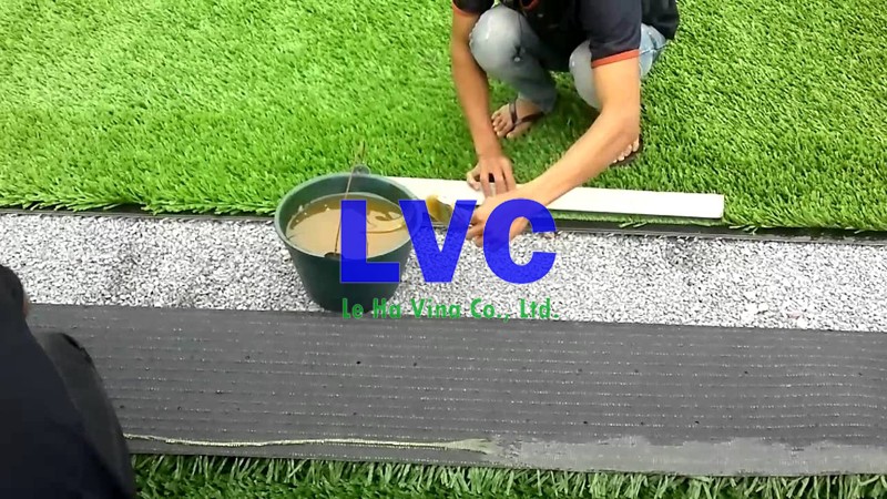 Cách thi công cỏ nhân tạo sân bóng, Cỏ nhân tạo, Lắp đặt cỏ nhân tạo, Sân cỏ nhân tạo, Sân bóng cỏ nhân tạo