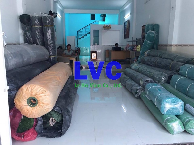Lê Hà Vina, Cỏ nhân tạo, Lưới chắn bóng, Thi công cỏ nhân tạo, Sân bóng cỏ nhân tạo