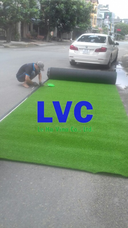 Cỏ nhân tạo sân vườn, Làm cỏ nhân tạo sân vườn, Công ty Lê Hà Vina, Thi công cỏ nhân tạo sân vườn, Cỏ nhân tạo
