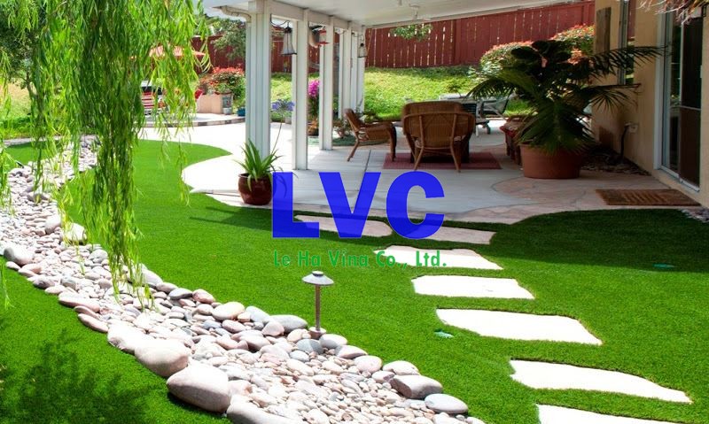 Thảm cỏ giả trang trí, Thảm cỏ giả trang trí sân vườn, Sợi cỏ nhân tạo, Cỏ tự nhiên, Sợi cỏ nhân tạo