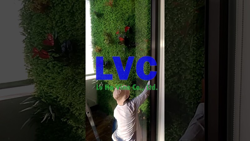 Thi công ốp tường, Công ty Lê Hà Vina, Cỏ nhân tạo, Cỏ nhân tạo để ốp tường, Cỏ tự nhiên