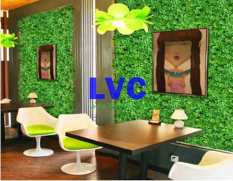 Cỏ nhân tạo ốp tường, Lê Hà Vina, Cỏ nhân tạo, Cỏ nhân tạo chất lượng cao, Cỏ tự nhiên