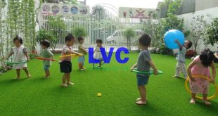 Cỏ nhân tạo, Cỏ nhân tạo làm sân chơi cho bé, Lê Hà Vina, Quy trình thi công sân cỏ nhân tạo, Mua sân cỏ nhân tạo