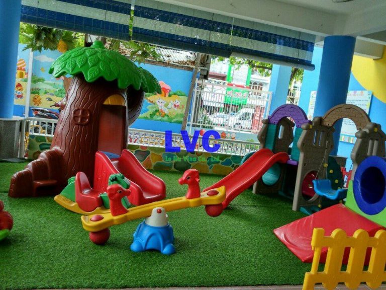Cỏ nhân tạo, Cỏ nhân tạo làm sân chơi cho bé, Lê Hà Vina, Quy trình thi công sân cỏ nhân tạo, Mua sân cỏ nhân tạo
