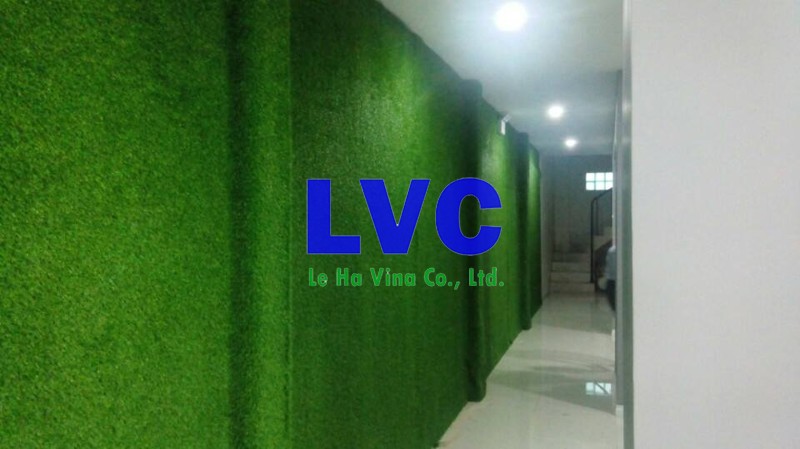Vách cỏ nhân tạo, Công ty Lê Hà Vina, Cỏ nhân tạo làm vách trang trí, Thảm cỏ nhân tạo, Vách trang trí
