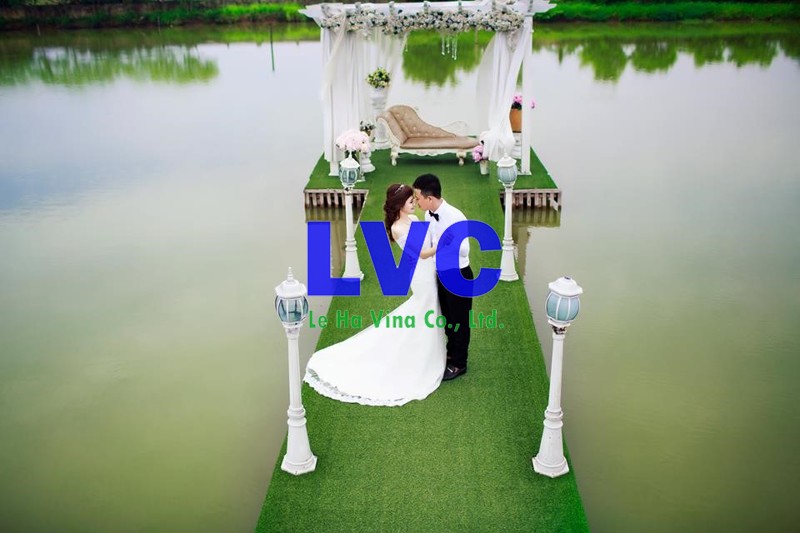 Vách cỏ nhân tạo, Công ty Lê Hà Vina, Cỏ nhân tạo làm vách trang trí, Thảm cỏ nhân tạo, Vách trang trí