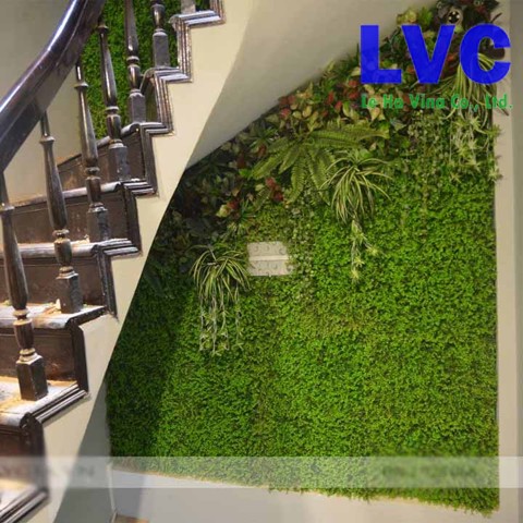 vị trí đặt tường cỏ nhựa, tường cỏ nhựa, Đặt tường cỏ nhựa, tường cỏ trang trí, tấm cỏ nhân tạo