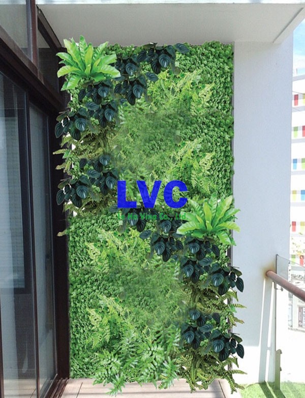 Cỏ nhân tạo trang trí tường, Cỏ nhân tạo, Thi công cỏ nhân tạo trang trí tường, Cỏ nhân tạo để trang trí tường, Công ty Lê Hà Vina