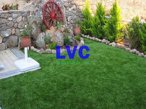 Thảm cỏ nhân tạo trang trí sân vườn, Thảm cỏ nhân tạo, Cỏ nhân tạo, Công ty Lê Hà Vina, Mua cỏ nhân tạo
