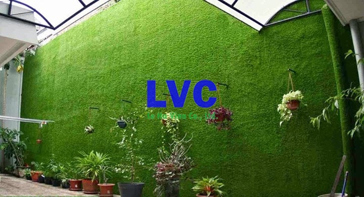 cỏ nhân tạo, Công ty Lê Hà Vina, Cỏ nhân tạo của Lê Hà Vina, Cỏ nhân tạo để lót tường