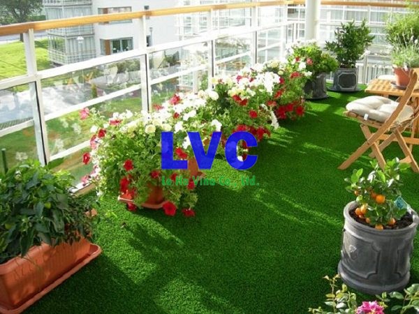 Thảm cỏ mỏng lót sàn, Thi công sân vườn, Công ty Lê Hà Vina, Thảm cỏ mỏng, Thảm cỏ