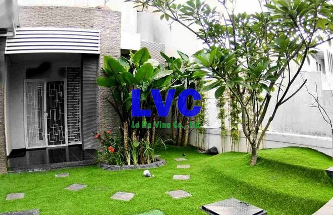 Sân vườn bằng cỏ nhân tạo, Cỏ nhân tạo, Cỏ nhân tạo sân vườn, Thi công cỏ nhân tạo sân vườn, Cỏ nhân tạo để trang trí sân vườn