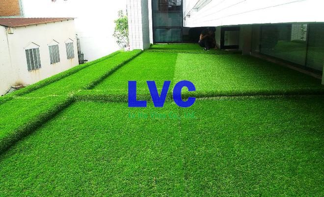 Cỏ nhân tạo trang trí trong nhà, Cỏ nhân tạo, Cỏ nhân tạo để trang trí, Công ty Lê Hà Vina, Thi công trang trí cỏ nhân tạo