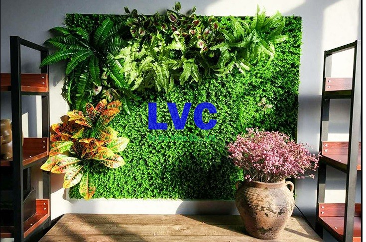 Cỏ nhân tạo trang trí tường, Cỏ nhân tạo trang trí, Cỏ nhân tạo, Công ty Lê Hà Vina, Cung cấp cỏ nhân tạo