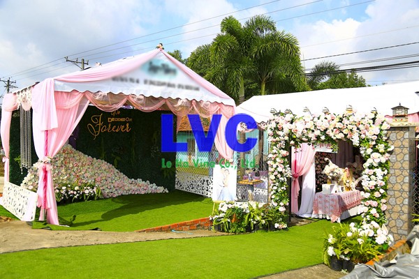 Thảm cỏ trang trí cổng cưới, Công ty Lê Hà Vina, Thảm cỏ nhân tạo, Thảm cỏ, Cỏ nhân tạo để trang trí