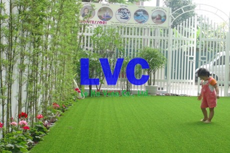 Cỏ nhân tạo trang trí sân vườn, Cỏ nhân tạo, Sân cỏ nhân tạo, Cỏ nhân tạo sân vườn LH05, Lê Hà Vina