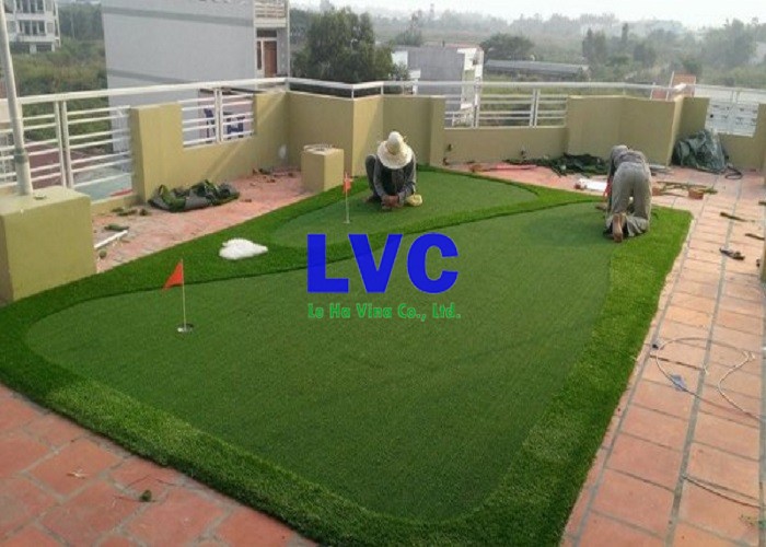 Cỏ nhân tạo cho sân golf, Sân golf, Sân golf cỏ nhân tạo, Cỏ nhân tạo, Thi công cỏ nhân tạo cho sân golf, Lê Hà Vina
