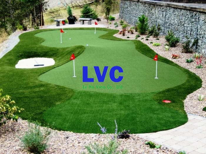 Cỏ nhân tạo cho sân golf, Sân golf, Sân golf cỏ nhân tạo, Cỏ nhân tạo, Thi công cỏ nhân tạo cho sân golf, Lê Hà Vina