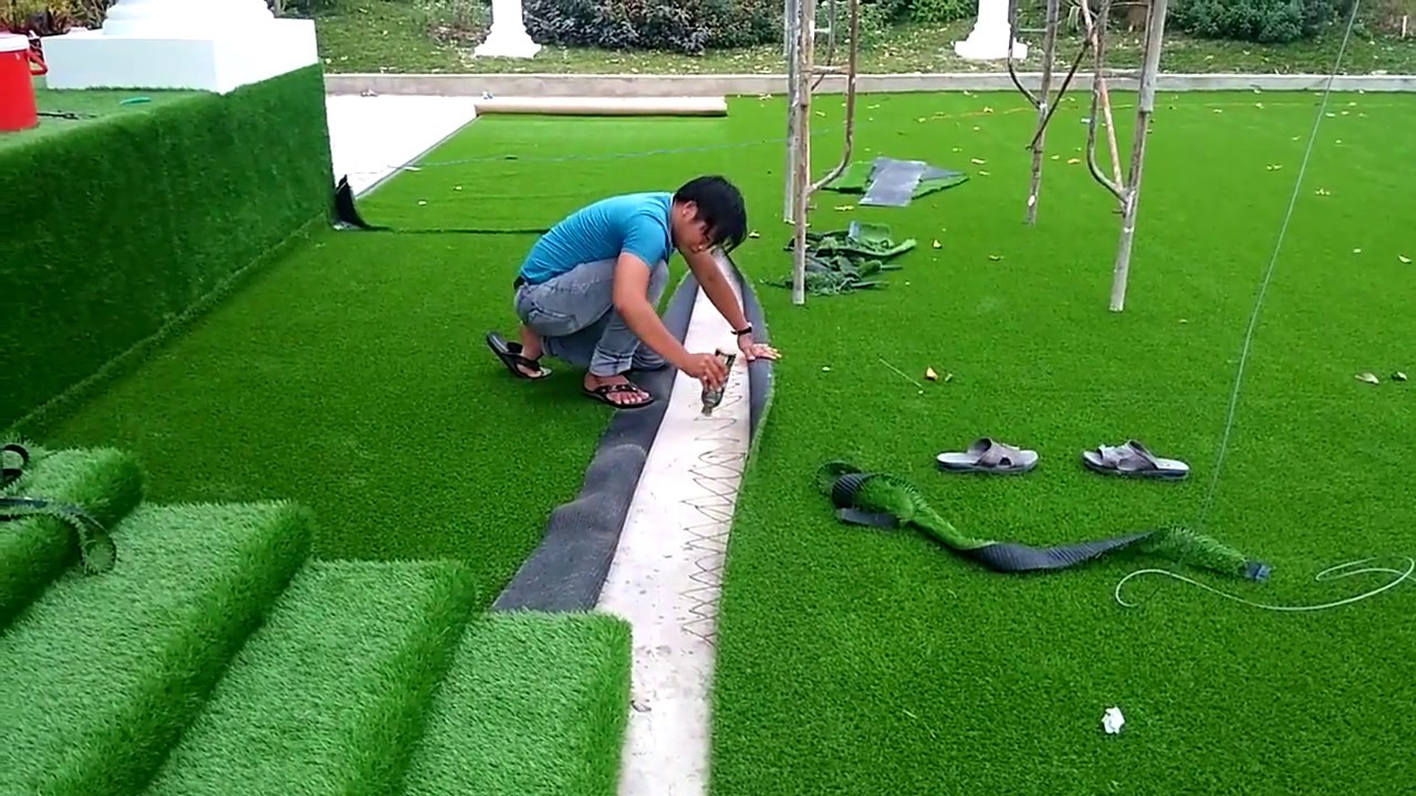 Trang trí tường bằng cỏ nhân tạo, Lê Hà Vina, Tường cỏ giả, Cỏ nhân tạo, Trang trí cỏ nhân tạo