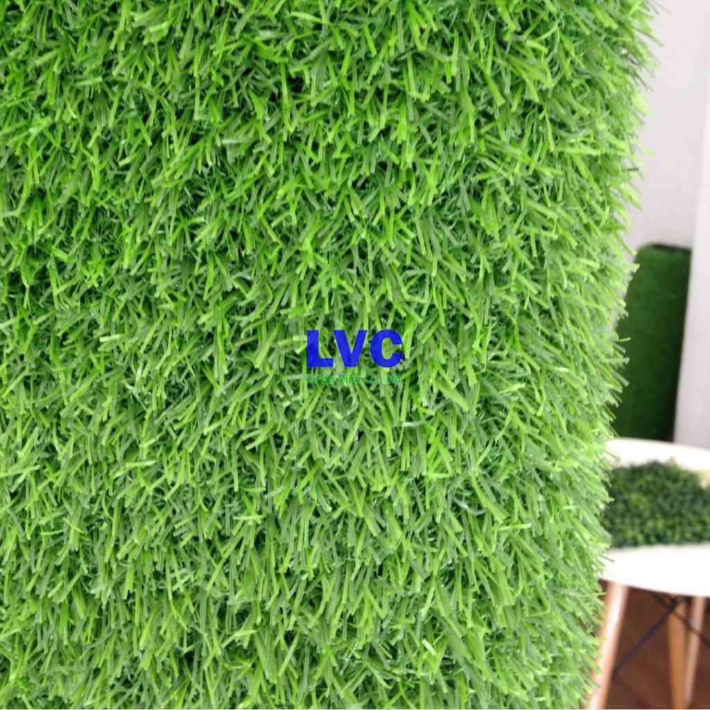Cỏ giả ốp tường, Thi công cỏ giả ốp tường, Cỏ giả để trang trí tường, Lê Hà Vina, Cung cấp cỏ nhân tạo