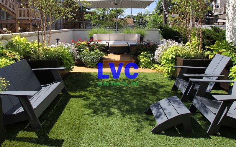 Cỏ nhân tạo sân vườn LH25AT, Cỏ nhân tạo sân vườn, Cỏ nhân tạo, Lê Hà Vina, Cung cấp cỏ nhân tạo