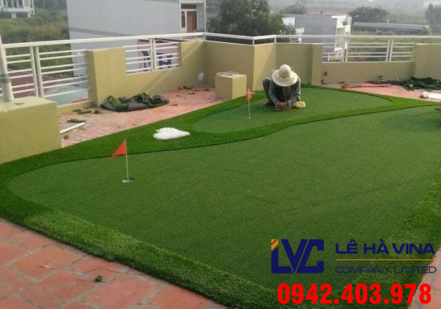 Cỏ nhân tạo sân golf, Cỏ nhân tạo sân golf lh51at, Cỏ nhân tạo của Lê Hà Vina, Sân golf mini, Địa chỉ bán cỏ nhân tạo