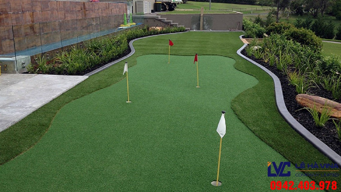 Cỏ nhân tạo sân golf LH49C, Cỏ nhân tạo, Cỏ nhân tạo của Lê Hà Vina, Cỏ giá rẻ, Cỏ nhân tạo sân golf