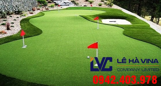 Cỏ nhân tạo sân golf LH49C, Cỏ nhân tạo, Cỏ nhân tạo của Lê Hà Vina, Cỏ giá rẻ, Cỏ nhân tạo sân golf