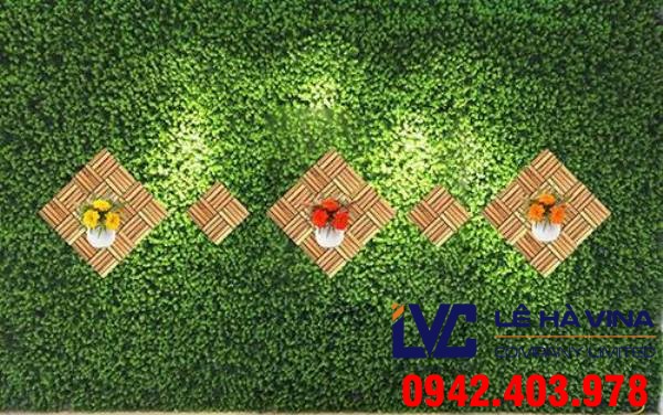 Cỏ nhân tạo ốp tường, Thi công cỏ nhân tạo ốp tường, Cỏ nhân tạo, Mua cỏ nhân tạo ốp tường, Công ty Lê Hà Vina
