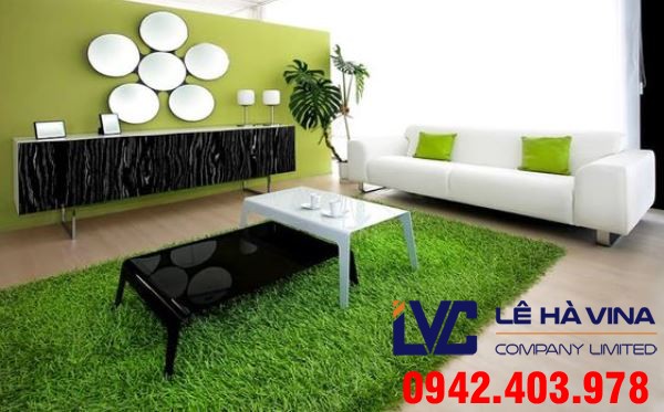 Trang trí cỏ nhân tạo trong nhà, Trang trí cỏ nhân tạo, Cỏ nhân tạo, Lê Hà Vina, Cỏ tự nhiên