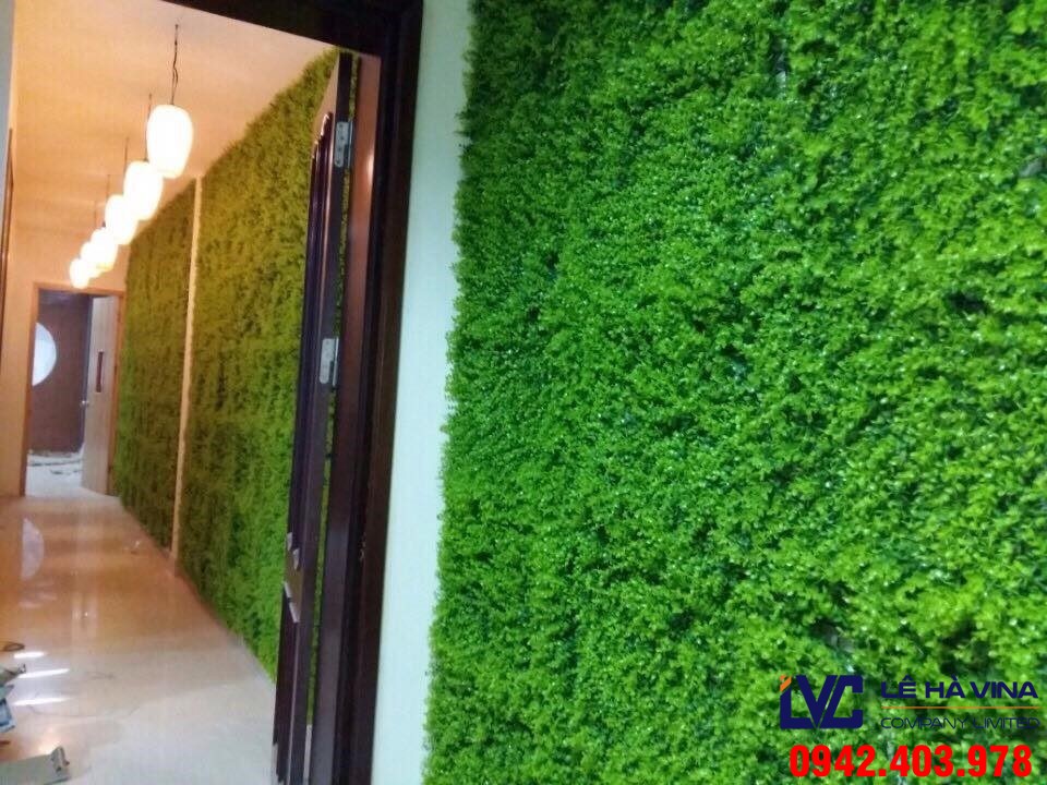 Cỏ nhân tạo trang trí tường, Công ty Lê Hà Vina, Cỏ nhân tạo trang trí, Thảm cỏ nhân tạo, Cỏ nhân tạo