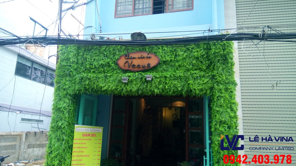 Cỏ nhân tạo trang trí tường, Công ty Lê Hà Vina, Cỏ nhân tạo trang trí, Thảm cỏ nhân tạo, Cỏ nhân tạo