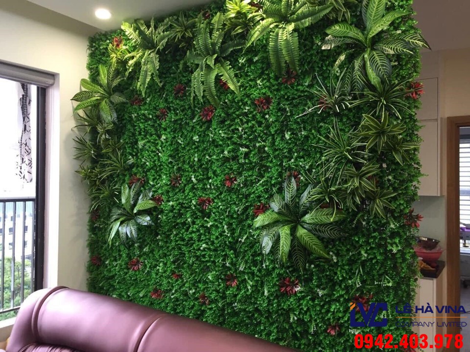 Thảm cỏ trang trí tường, Lê Hà Vina, Thảm cỏ trang trí, Cỏ trang trí, Công ty Lê Hà Vina