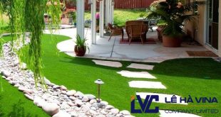 Thảm cỏ giả trang trí sân vườn, Thảm cỏ giả trang trí, Cỏ giả trang trí, Lê Hà Vina, Cỏ nhân tạo